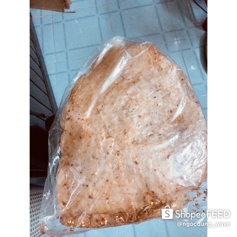 500g bánh tráng muối tỏi xì ke
