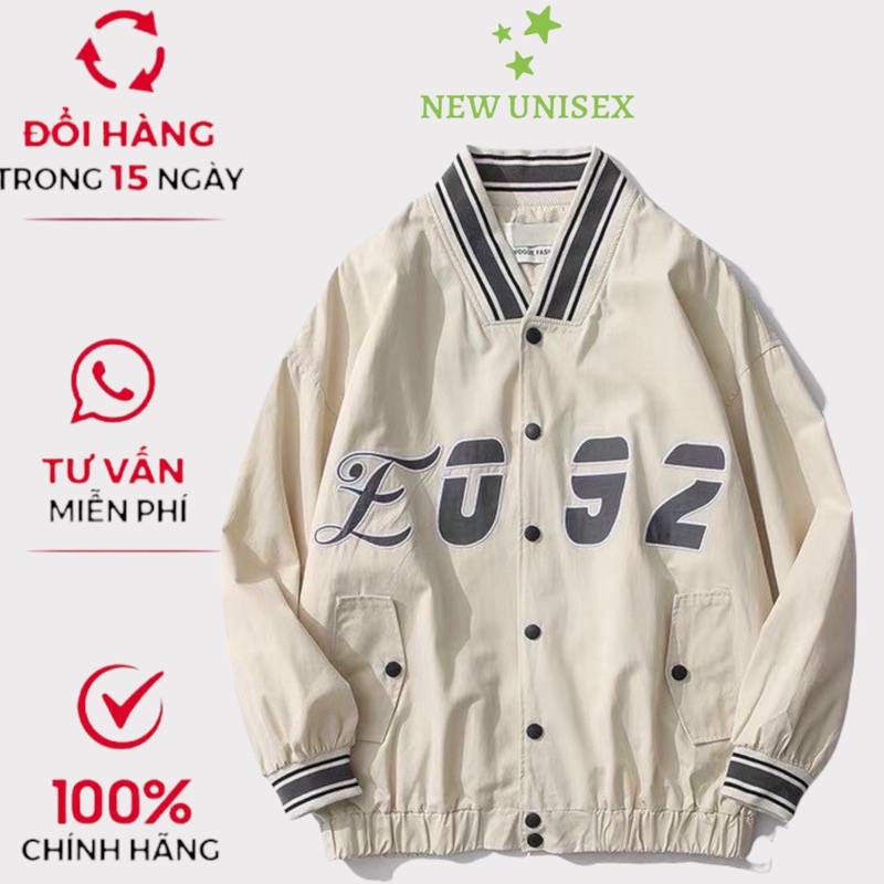ÁO KHOÁC BOMBER NAM NỮ VẢI MERO CAO CẤP PHONG CÁCH BÓNG CHÀY THỜI TRANG - TP412 [NewUnisex]