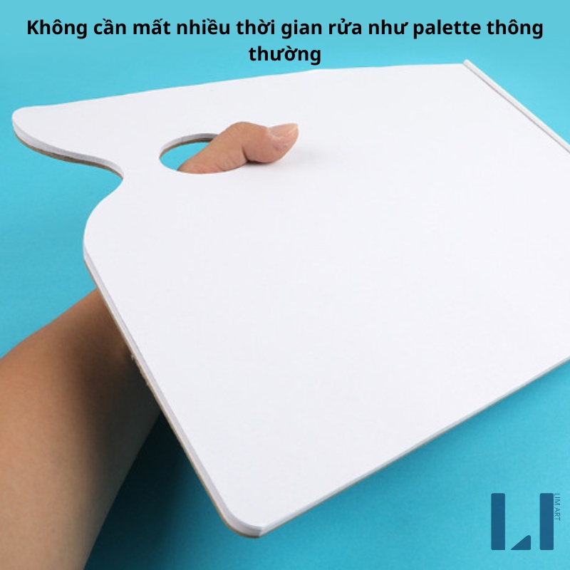 Palette giấy tear off paper palette 36 trang - Bảng pha màu bằng giấy tiện dụng