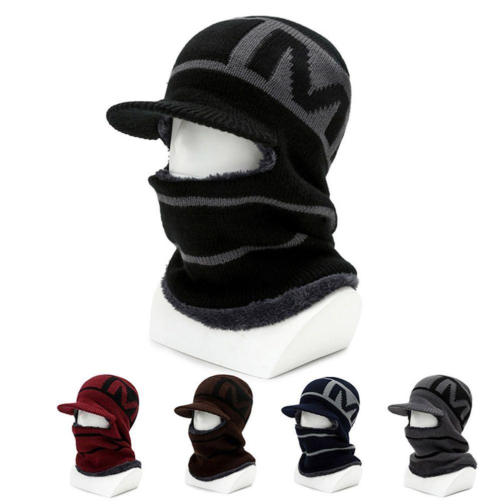 BSUNS Mũ beanie Kèm Khăn Choàng Cổ Dày Giữ Ấm Mùa Đông