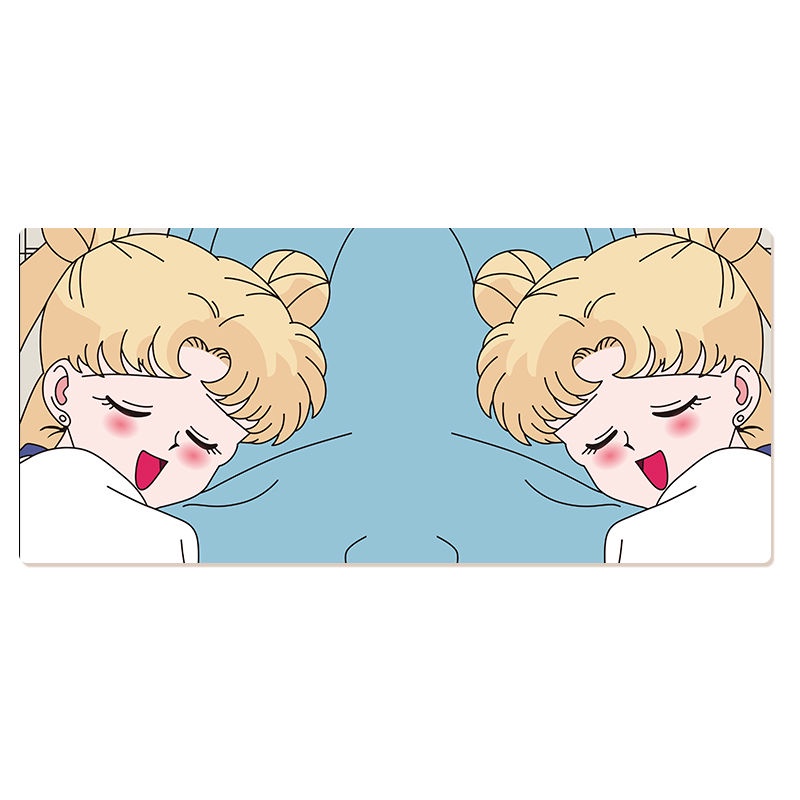 Tấm Lót Chuột Và Bàn Phím Cỡ Lớn 700x300 In Hình Thủy Thủ Mặt Trăng Sáng Tạo