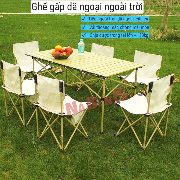 Ghế gấp gọn, Ghế Xếp Câu Cá Hạ gấp gọn mini bỏ túi dễ dàng mang đi du lịch, dã ngoại, câu cá và cắm trại -GCC1-