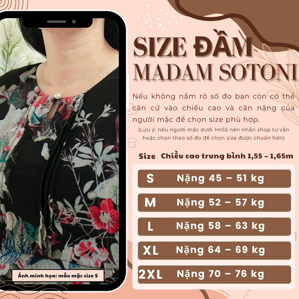 Madam Sotoni - Thời trang trung niên - Đầm trung niên - DVXL1302