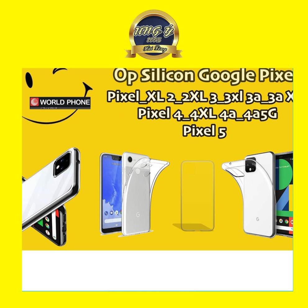 Ốp lưng Google GG Pixel/ Pixel XL 2/2 XL 3/3XL 3a/3a XL 4/4XL 4a 5G, Pixel 5 TPU dẻo silicon UYMGG