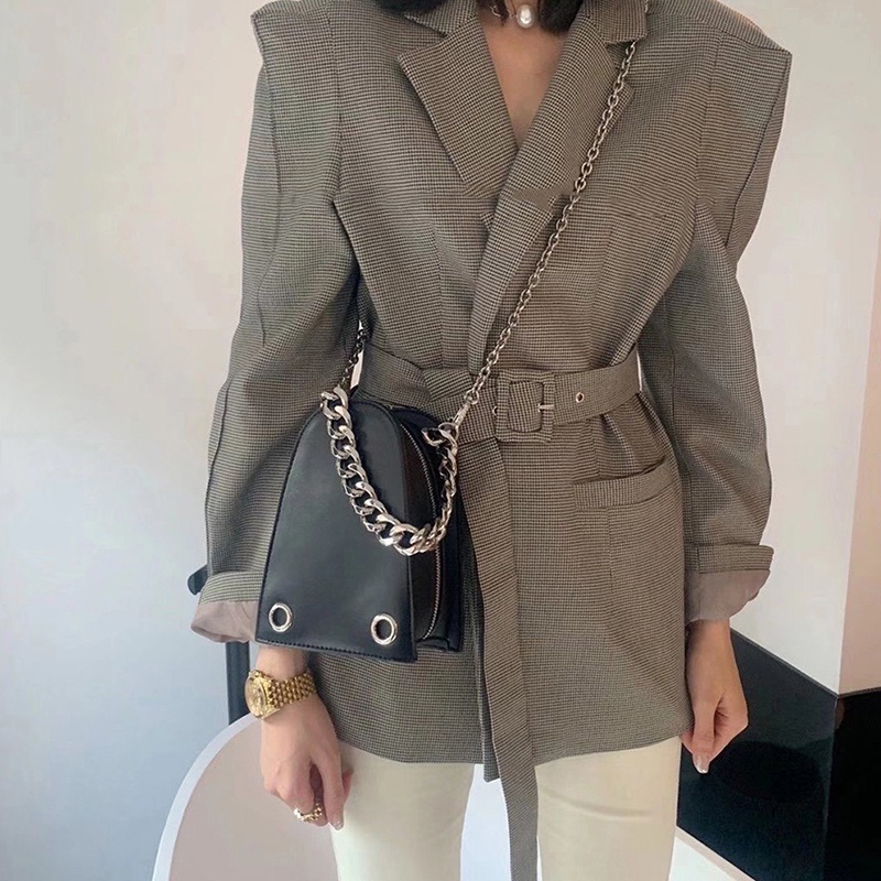 Túi Đeo Chéo Dây Xích Đôi Thời Trang Cho Nữ