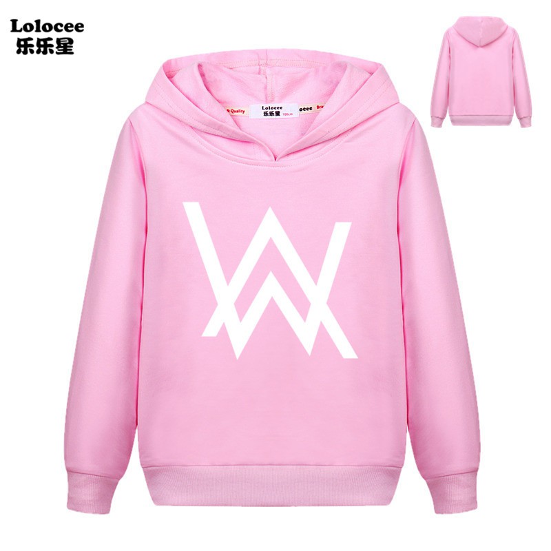 NEW Áo Hoodie Hip Hop In Biểu Tượng Dj Alan Walker Cho Bé 2020