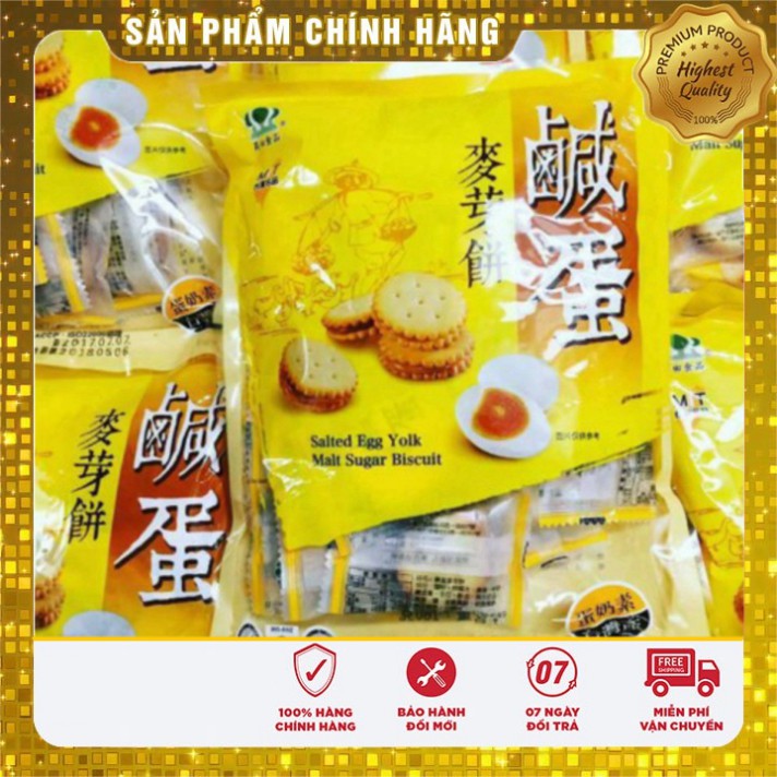 [BÁN SỈ[ Bánh Quy Trứng Muối MIT Đài Loan 500G FREESHIP Bánh Quy Trứng Muối Gói 500G CHÍNH HÃNG Siêu Ngon