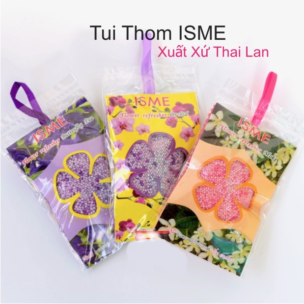 Túi Thơm Thái Lan Chống Ẩm Mốc, Hương Thơm Lâu ISME 50gr Hàng Loại 1