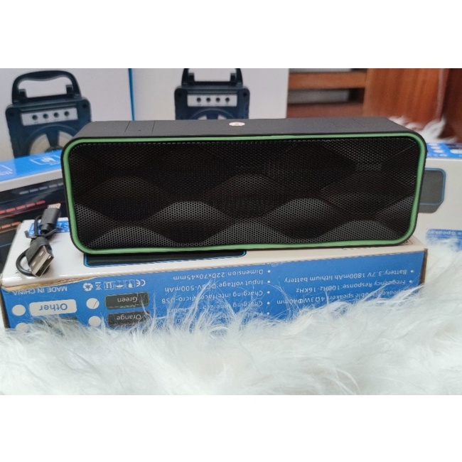 Loa nghe nhạc bluetooth SC211 - Có đài FM, Khe cắm thẻ nhớ nhạc loa bluetooth tiện dụng
