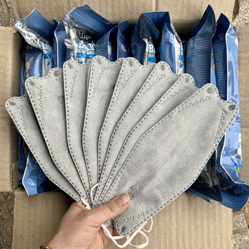 Combo 50 Chiếc Khẩu Trang 4 Lớp KF94 Kháng Khuẩn Chống Bụi