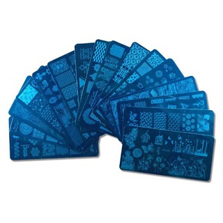 Tấm khuôn in móng tay inox nhiều họa tiết