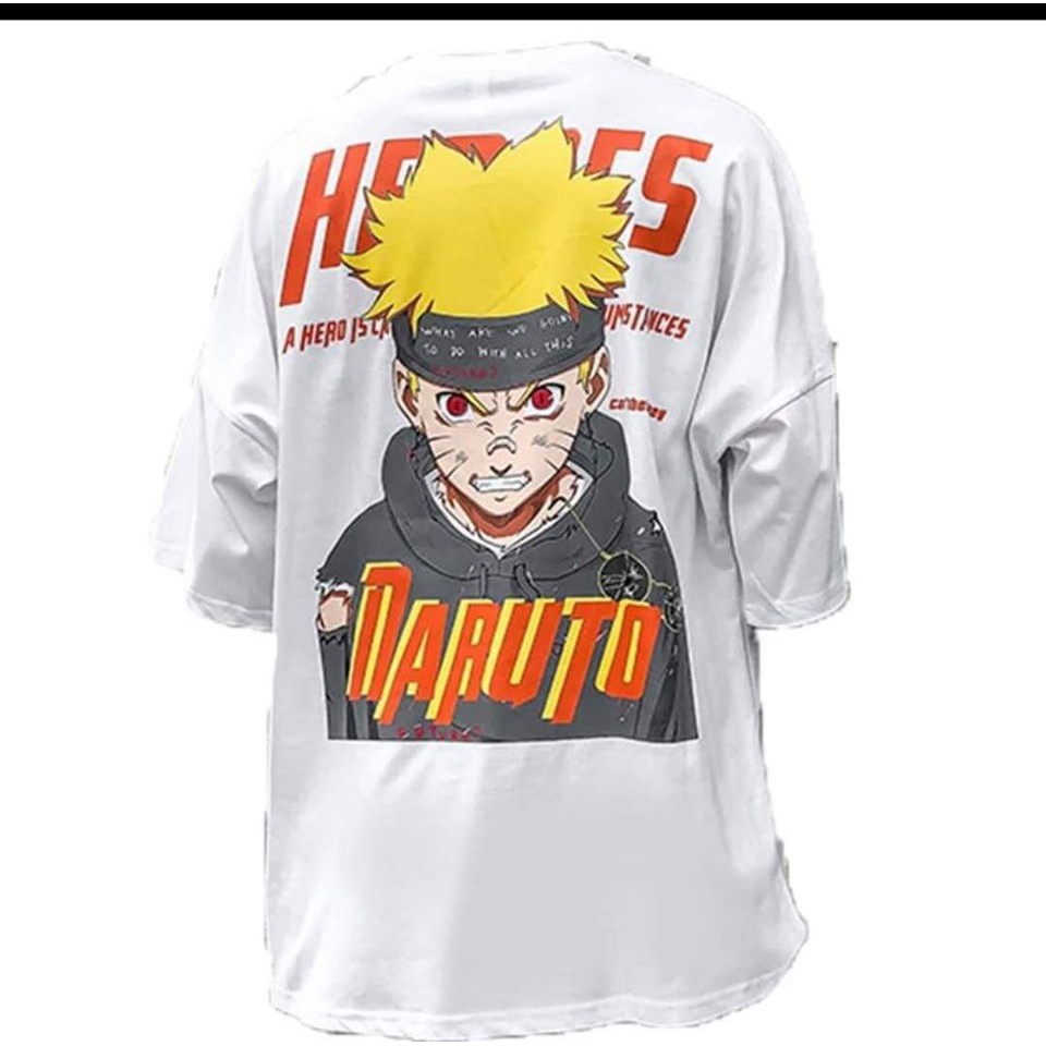 Áo thun in naruto hình to dành unisex