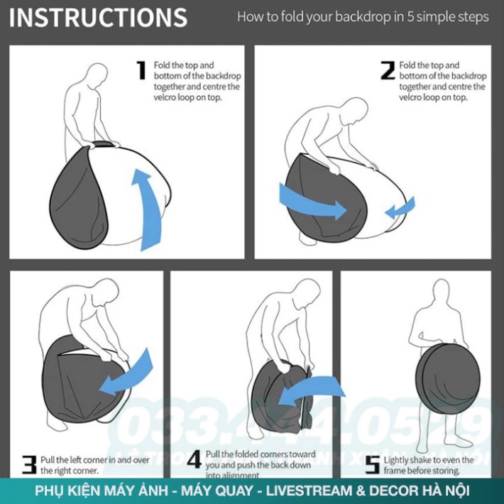 SALE Tấm tản sáng di động 150x200 - 90x120 cm, Hỗ trợ đánh đèn, quay chụp sản phẩm, Vải Tản Sáng Elip - 151.Camera Hà Nộ