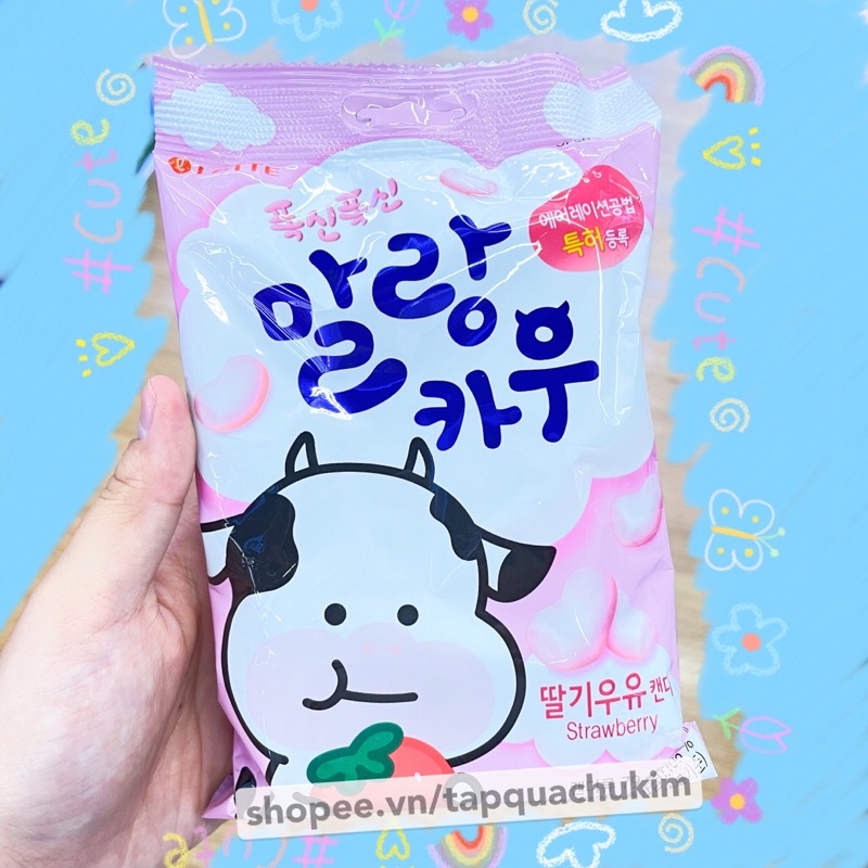 Kẹo sữa bò LOTTE Hàn Quốc viên mềm 79G - tapquachukim