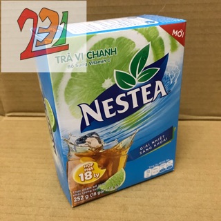 Hộp 18 Gói Trà Chanh Nestea 18g