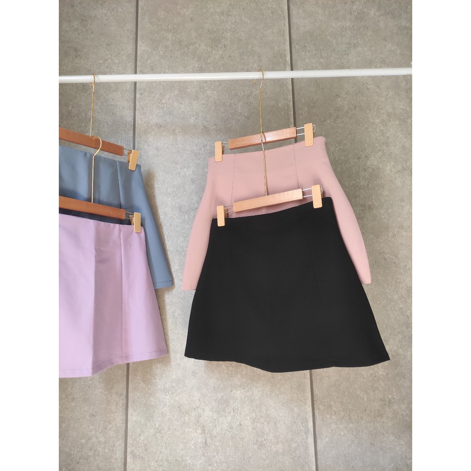 Chân Váy Chữ A ⚡ Chân Váy Dáng Chữ A Lưng Cao Siêu Tôn Dáng