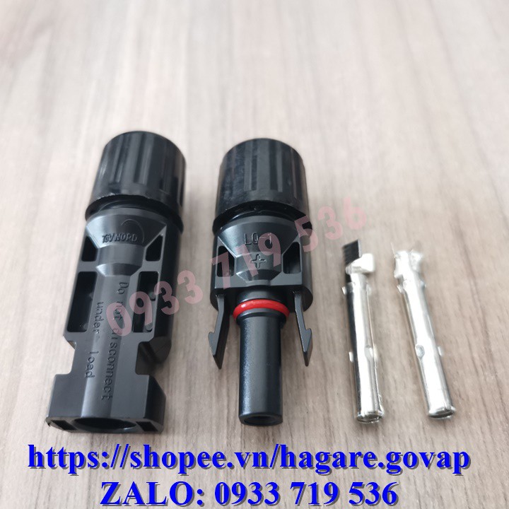 Bộ jack mc4 âm dương chuyên dụng cho điện mặt trời