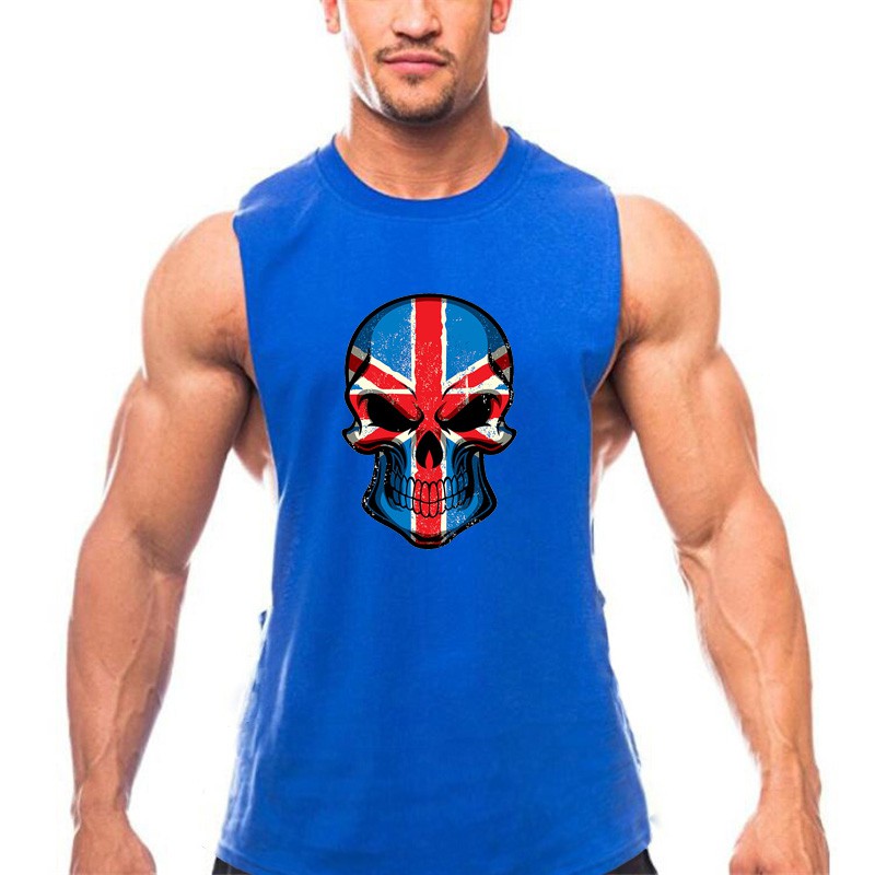 Áo thun sát nách cổ tròn năng động cho nam