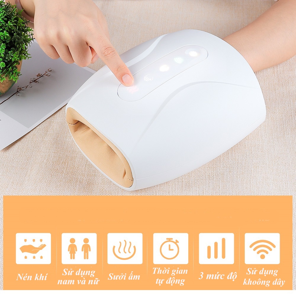Máy massage tay hàng xịn sò, giúp xoa bóp làm dịu các vấn đề về tay đồng thời giúp bạn có 1 bàn tay mềm mịn đầy sức sống