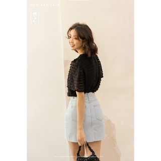 OLV - Áo Alva Top in Black