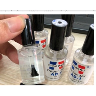 Nước tẩy keo 502, keo uv, keo gốc cyanoacrylate, gỡ mi cao cấp evobond debonder ad-1