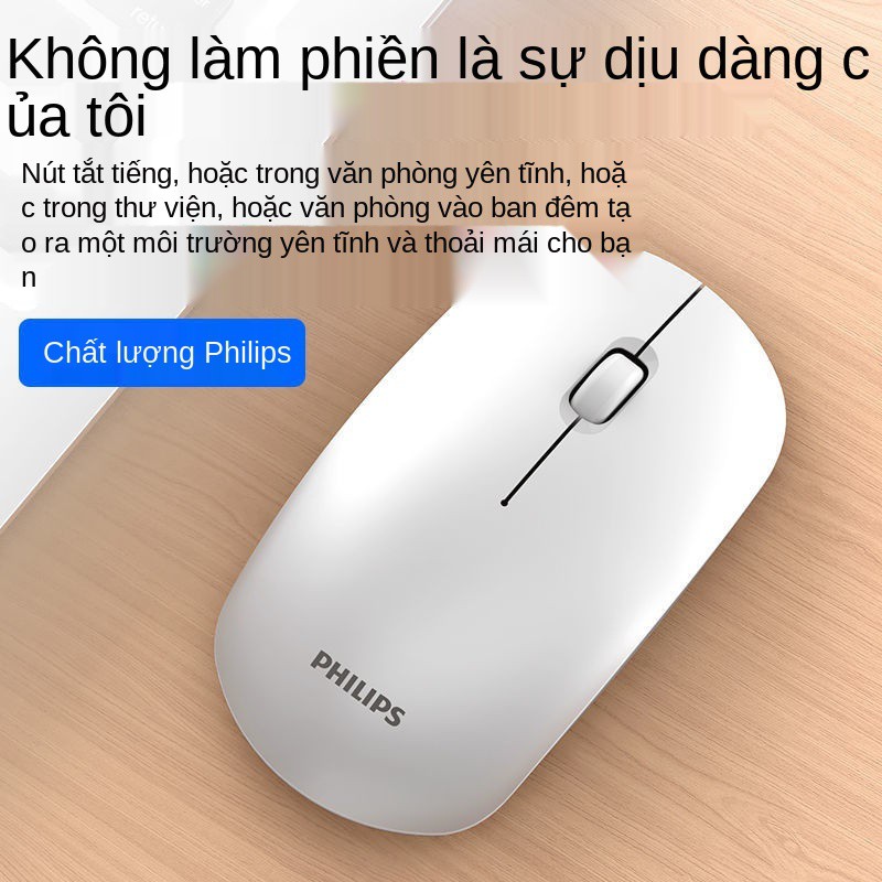 Bộ bàn phím và chuột không dây Philips máy tính để văn phòng kinh doanh nhà Nước bắn tung toé | BigBuy360 - bigbuy360.vn