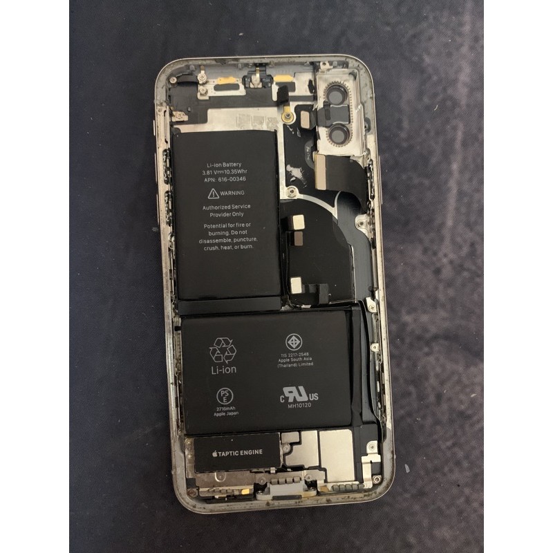 Cụm lưng zin iphone X chính hãng