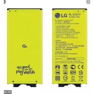 Pin lg g5 zin chính hãng