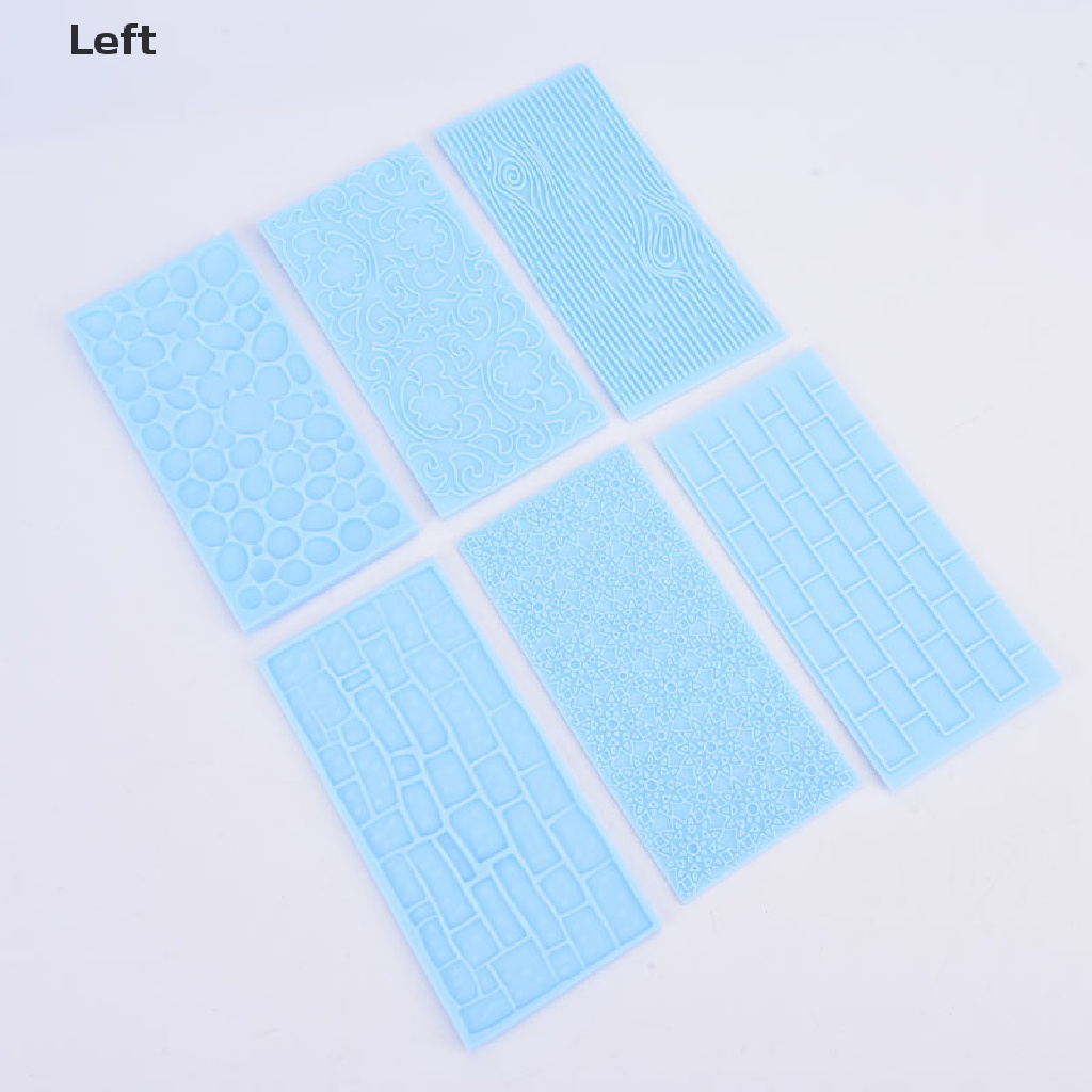 Bộ 2 Khuôn Làm Bánh Hình Vân Đá / Cái Cây Độc Đáo Chất Lượng Cao