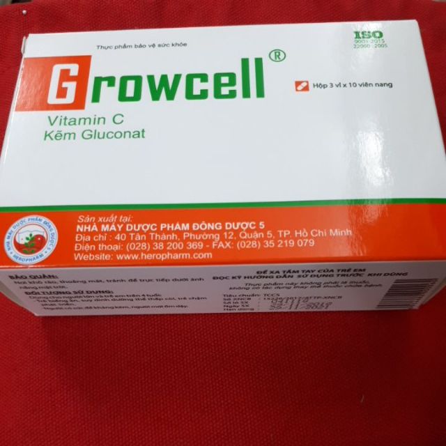 Growcell ( hộp 30 viên) | BigBuy360 - bigbuy360.vn