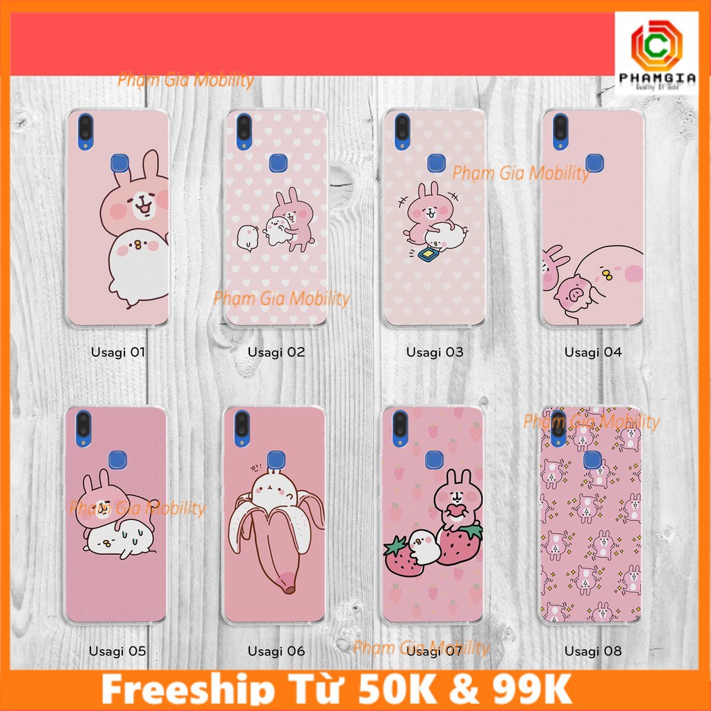 Ốp điện thoại Vsmart Joy 2 plus hình đẹp, sắc nét usagi hồng