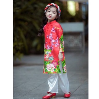 Sét áo dài lân kèm mấn và quần dài