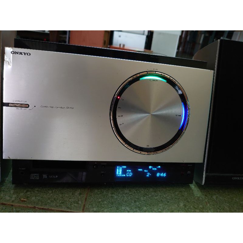 Dàn mini Onkyo T1X nguyên bản cd, md, aux tốt