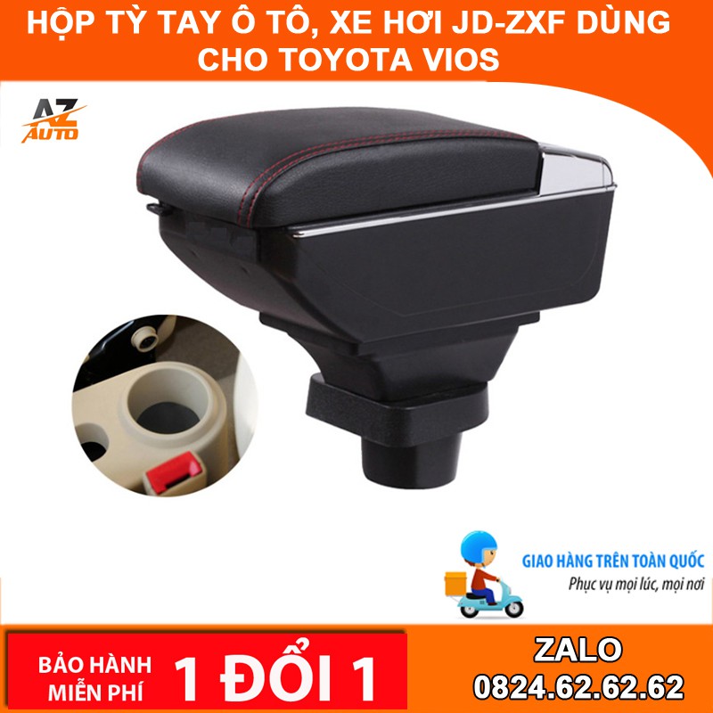 Hộp tỳ tay ô tô, xe hơi JD-ZXF dùng cho các dòng xe Chevrolet Spark, Toyota Vios