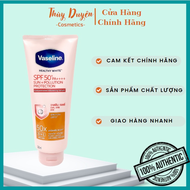 Sữa Dưỡng Thể Vaseline Perfect Serum 50X Tuýp 320ml Thái Lan