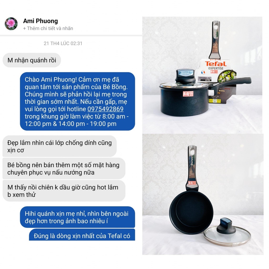Quánh quấy cháo Tefal