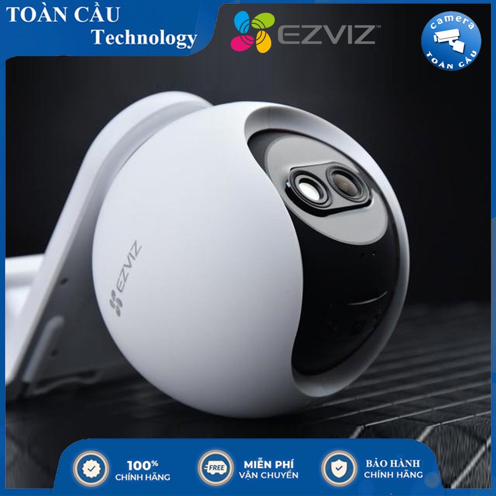 Camera IP WIFI EZVIZ C8PF 2.0MP Full HD 2MP - Xoay Thông Minh 360 độ - Phát Hiện Cảnh Báo Người Dùng