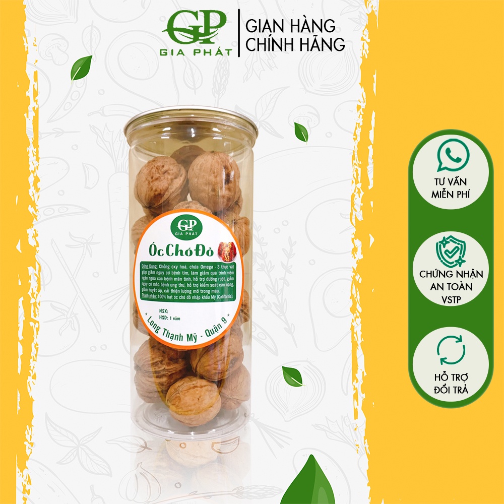 Hạt óc chó đỏ Mỹ 500g Hàng nhập khẩu cao cấp thơm ngon bổ dưỡng CN008