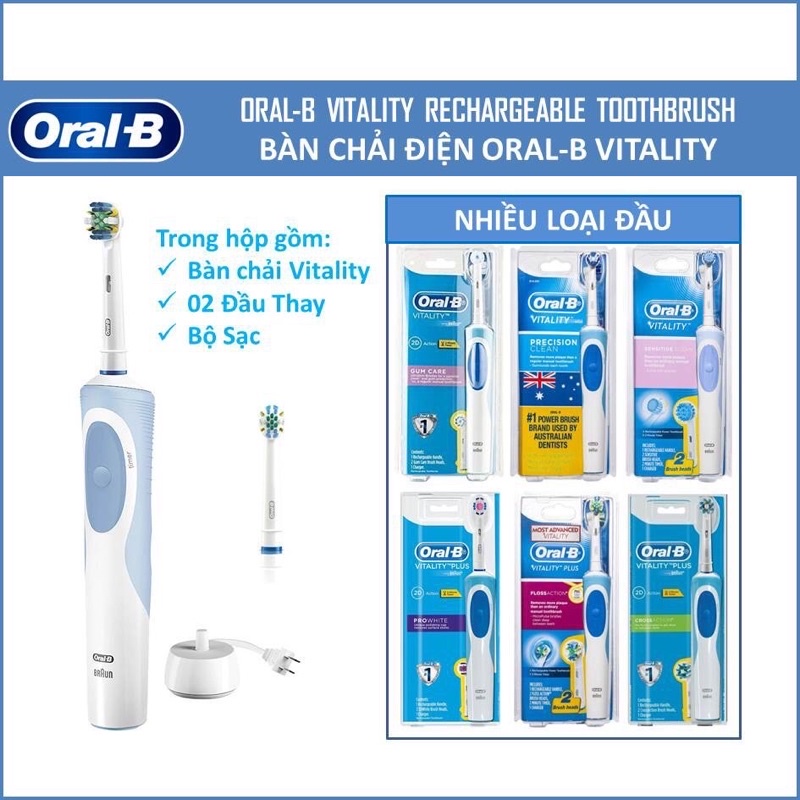 Bàn Chải Đánh Răng Điện Oral-B Vitality