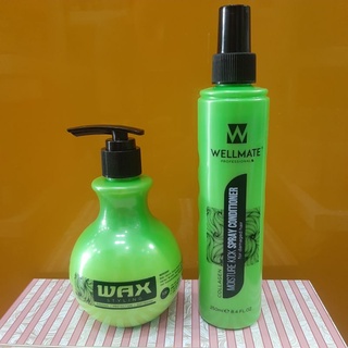 Xịt dưỡng và Wax cho tóc uốn Wellmate