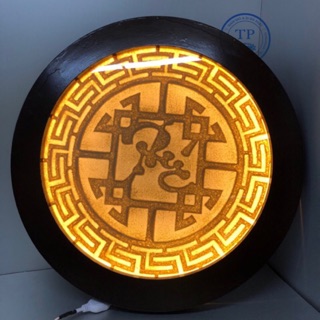 Tranh trúc chỉ mẫu chữ Phúc