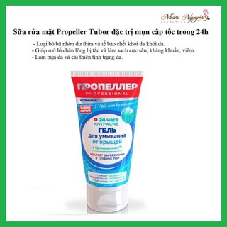 Sữa Rửa Mặt PROPELLER Tubor 24H Dành Cho Da Dầu, Mụn