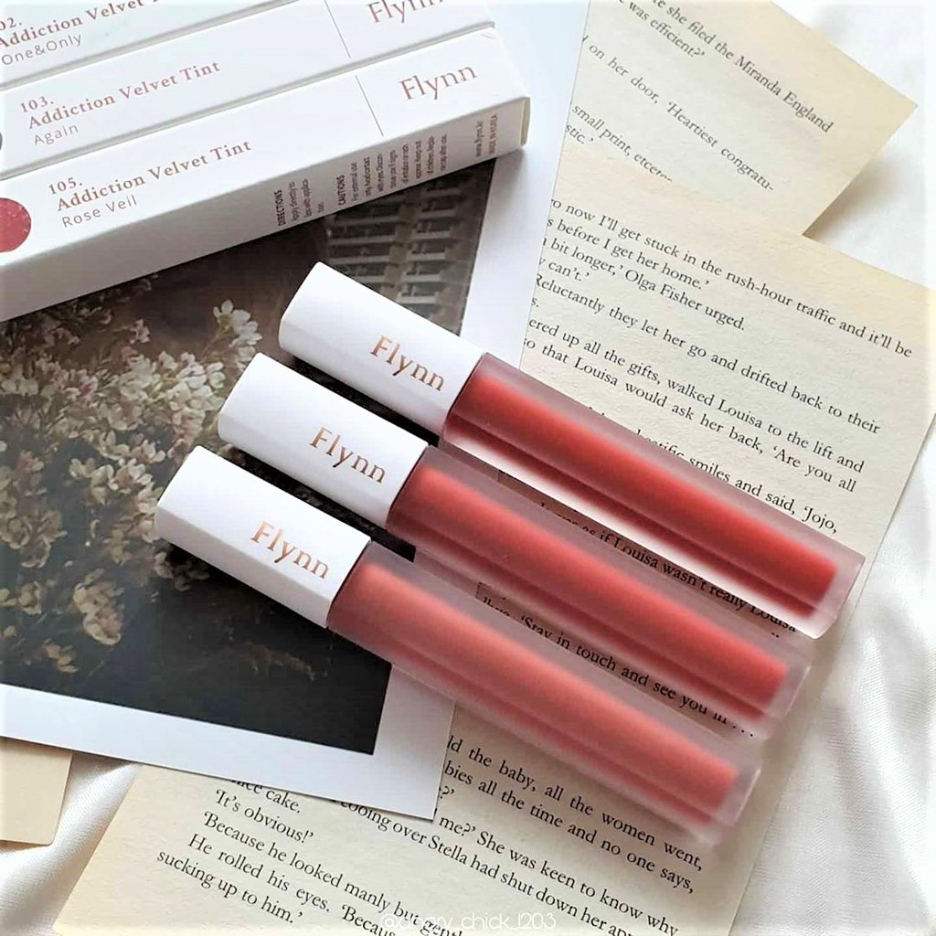 Son Kem Lì Flynn 202 Fatale Màu Đỏ Thuần Flynn Addiction Velvet Tint - OLIX