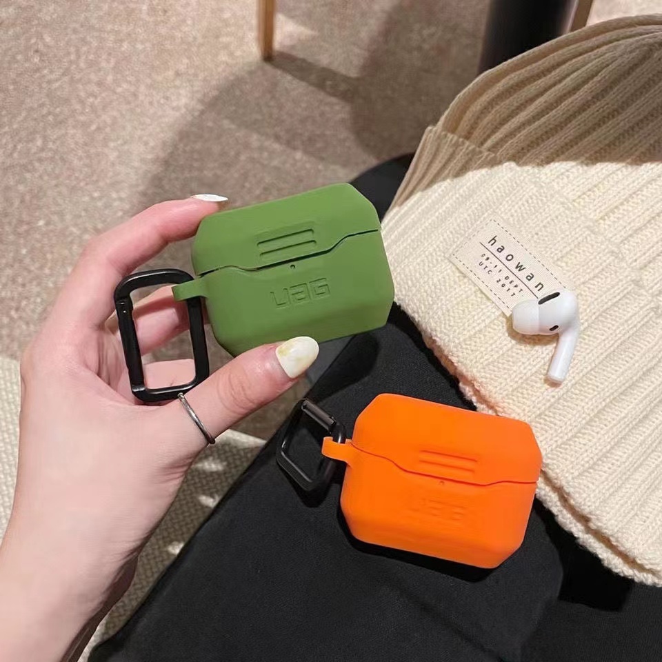 UAG Vỏ Bảo Vệ Hộp Sạc Tai Nghe Airpods 1/2 Bằng Silicon Mặt Nhám Thời Trang Chống Rơi