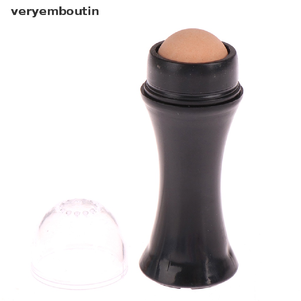 [Hàng mới về] Bóng lăn mặt bằng đá núi lửa thấm hút dầu chăm sóc da nhỏ gọn tiện dụng