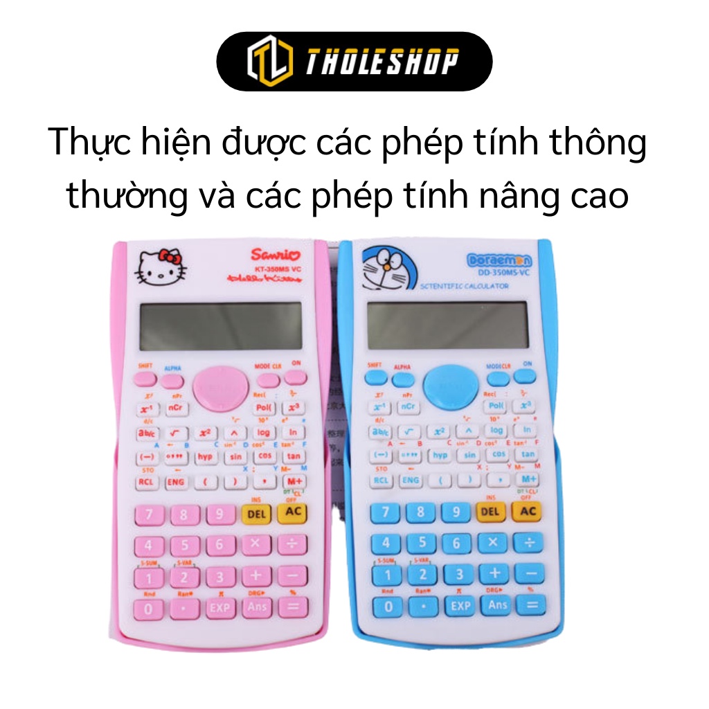Máy Tính Casio - Máy Tính Học Sinh Cầm Tay Hình Doremon Và Hello Kitty Đáng Yêu 8163