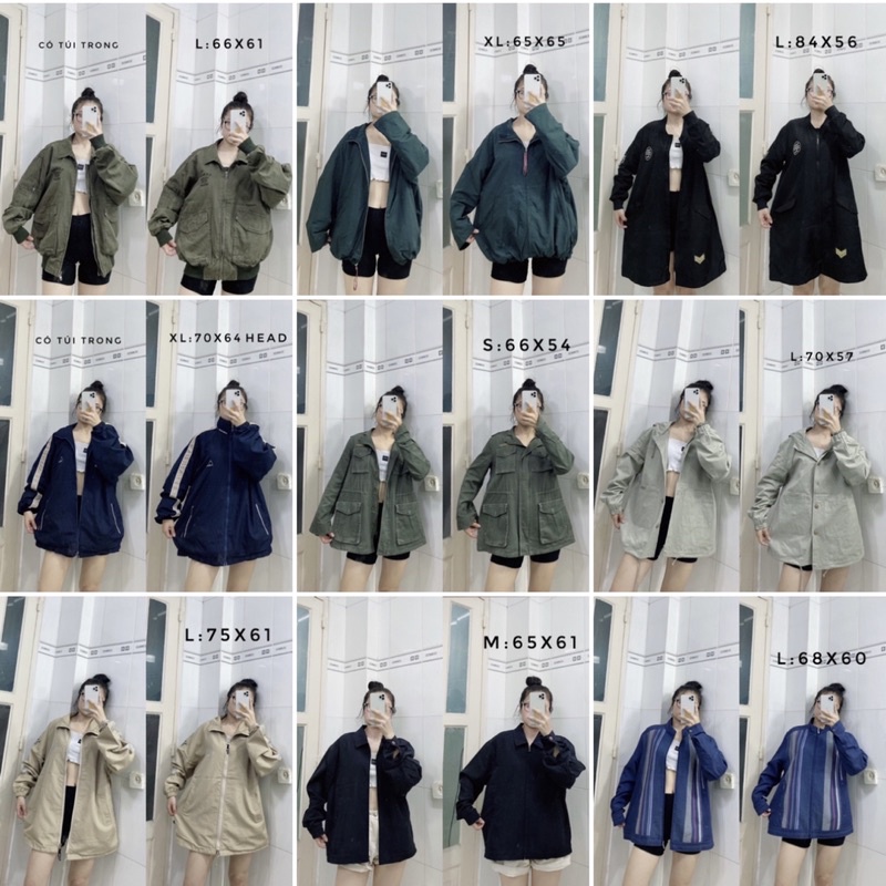 ÁO KHOÁC DÙ NAM NỮ UNISEX FORM RỘNG JACKET
