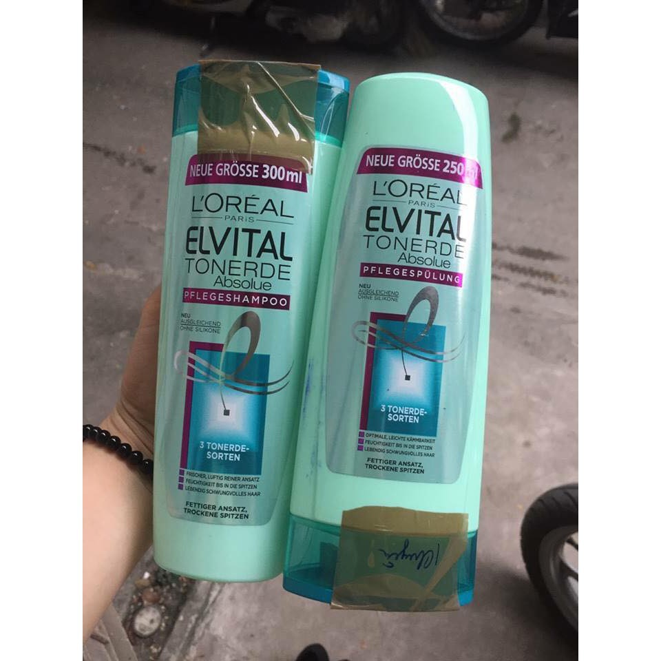 Bộ dầu gội xả Loreal Đức đủ bill