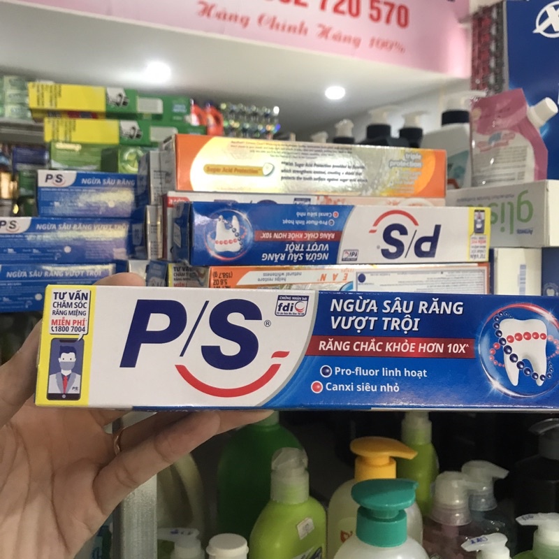 KEM ĐÁNH RĂNG P/S NGỪA SÂU RĂNG VƯỢT TRỘI 180G
