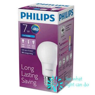 Bóng đèn tròn Led bulb 7w Philips đui E27 Chính Hảng